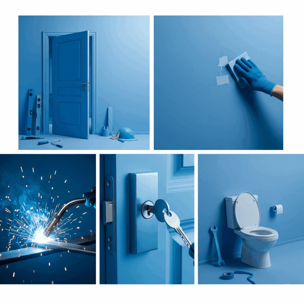 Réparations Générales - Images de plusieurs type de travaux, de soudure sanitaires, réparations etc.